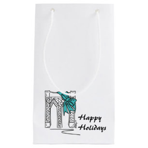 Brooklyn Bridge NYC Holiday Christmas Hanukkah Kleine Geschenktüte