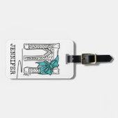 Brooklyn Bridge NYC New York City Architecture Bow Gepäckanhänger (Vorderseite horizontal)