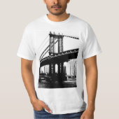 Brooklyn Bridge Nyc New York Mens Modern T-Shirt (Vorderseite)
