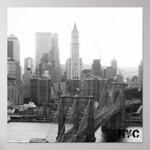 Brooklyn Bridge NYC Poster