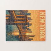 Brooklyn Bridge NYC Reise New York Puzzle (Horizontal)