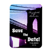 Brooklyn Bridge NYC Save the Date Magnet (Vertikal)
