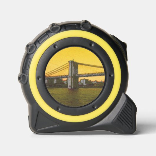 Brooklyn Bridge NYC Yellow Tape Measure Maßband (Vorderseite)