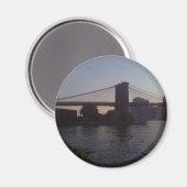 Brooklyn Bridge One Magnet (Vorderseite/Rückseite)