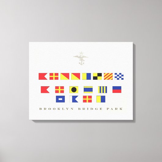 Brooklyn Bridge Park Leinwanddruck (Vorderseite)