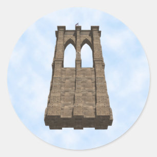 Brooklyn Bridge Pfeiler: 3D-Modell: Aufkleber