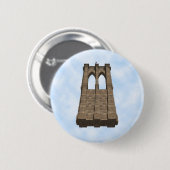 Brooklyn Bridge Pfeiler: 3D-Modell: Button / Pin (Vorne & Hinten)