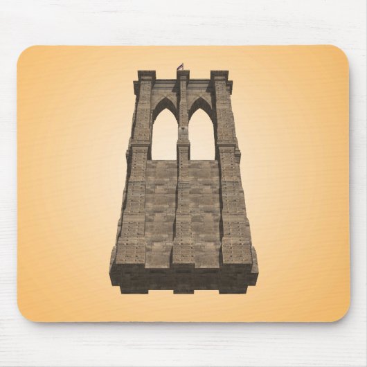 Brooklyn Bridge Pfeiler: 3D-Modell: Mauspad (Vorne)