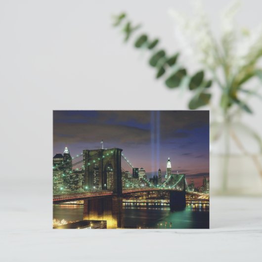 Brooklyn Bridge Postcard Postkarte (Stehend Vorderseite)