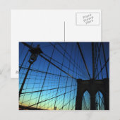 Brooklyn Bridge Postcard Postkarte (Vorne/Hinten)
