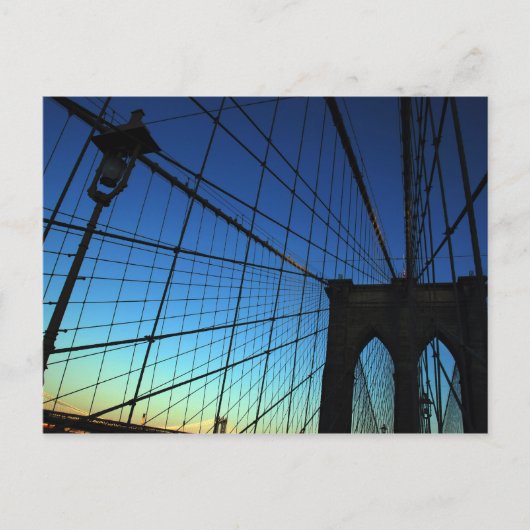 Brooklyn Bridge Postcard Postkarte (Vorderseite)