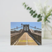 Brooklyn Bridge Postcard Postkarte (Stehend Vorderseite)