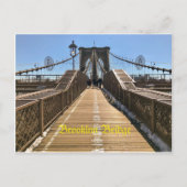 Brooklyn Bridge Postcard Postkarte (Vorderseite)