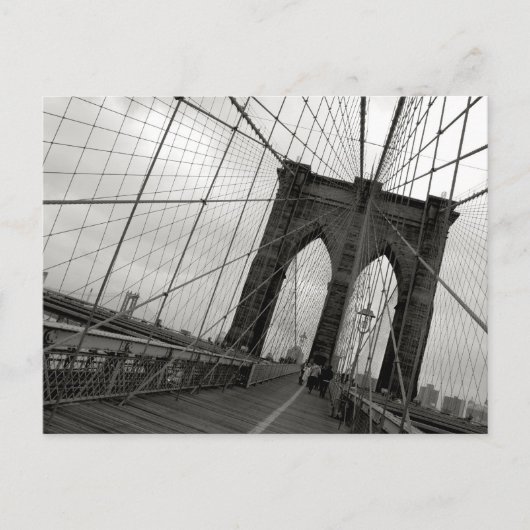 Brooklyn Bridge Postcard Postkarte (Vorderseite)