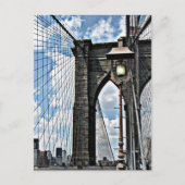 Brooklyn Bridge Postcard Postkarte (Vorderseite)