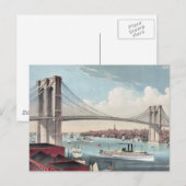Brooklyn Bridge Postcard Postkarte (Vorne/Hinten)