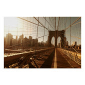 Brooklyn Bridge. Poster (Vorderseite)