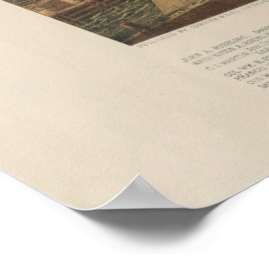 Brooklyn Bridge Poster (Ecke)