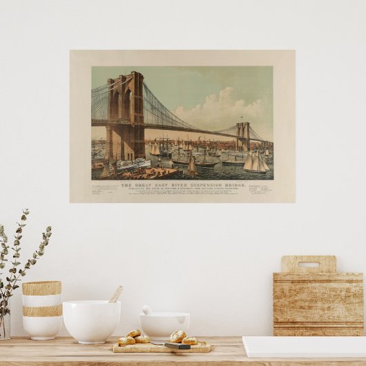 Brooklyn Bridge Poster (Küche)
