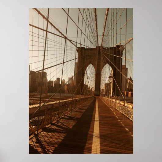 Brooklyn Bridge. Poster (Vorne)
