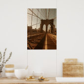 Brooklyn Bridge. Poster (Küche)