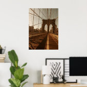 Brooklyn Bridge. Poster (Heimbüro)
