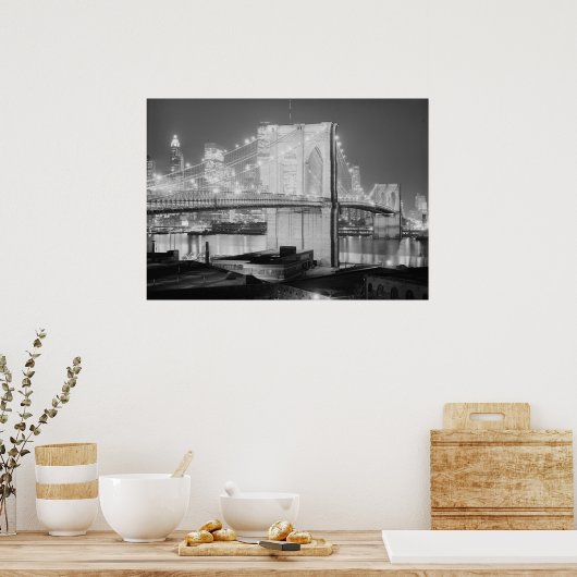 Brooklyn-Bridge Poster (Küche)