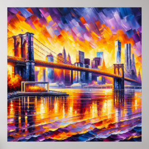 BROOKLYN BRIDGE POSTER