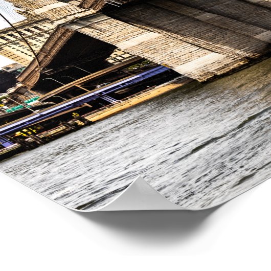 Brooklyn Bridge Poster (Ecke)