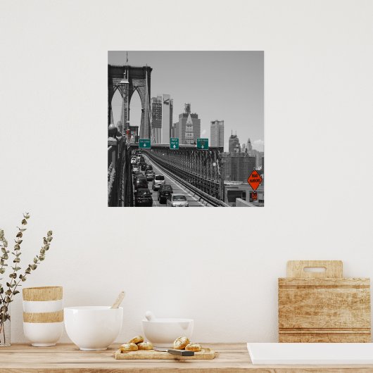 Brooklyn Bridge Poster (Küche)
