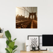 Brooklyn Bridge. Poster (Heimbüro)