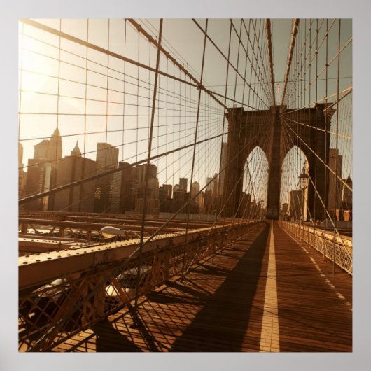Brooklyn Bridge. Poster (Vorne)