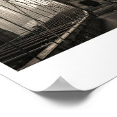 Brooklyn Bridge Poster (Ecke)