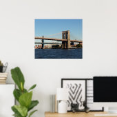BROOKLYN BRIDGE POSTER IN NEW YORK CITY (Heimbüro)