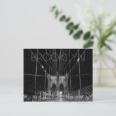 Brooklyn Bridge Postkarte (Stehend Vorderseite)
