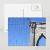Brooklyn Bridge Postkarte (Vorne/Hinten)