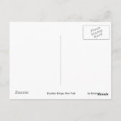 Brooklyn Bridge Postkarte (Rückseite)