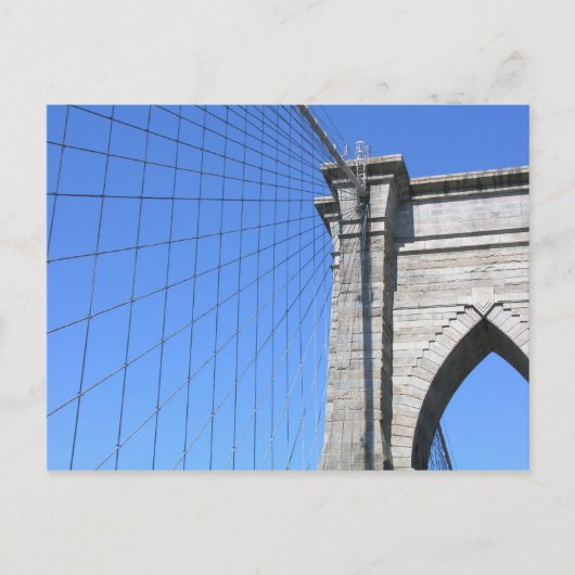 Brooklyn Bridge Postkarte (Vorderseite)