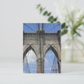 Brooklyn Bridge Postkarte (Stehend Vorderseite)