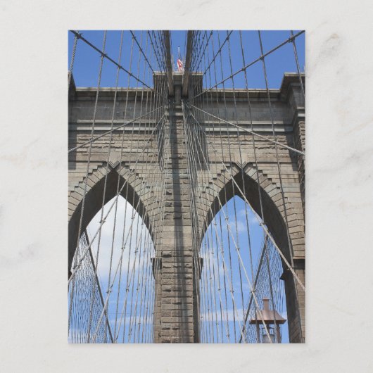Brooklyn Bridge Postkarte (Vorderseite)