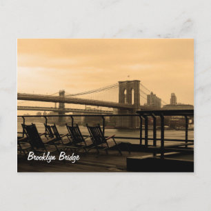 Brooklyn Bridge Postkarte