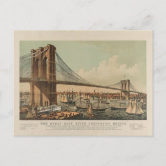 Brooklyn Bridge Postkarte