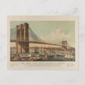 Brooklyn Bridge Postkarte (Vorderseite)