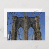 Brooklyn Bridge Postkarte (Vorne/Hinten)