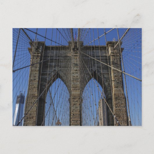 Brooklyn Bridge Postkarte (Vorderseite)