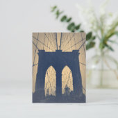 Brooklyn Bridge Postkarte (Stehend Vorderseite)