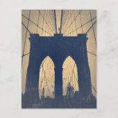 Brooklyn Bridge Postkarte (Vorderseite)