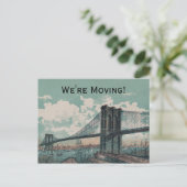 Brooklyn Bridge Postkarte (Stehend Vorderseite)
