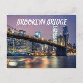 Brooklyn Bridge Postkarte (Vorderseite)