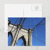 Brooklyn Bridge Postkarte (Vorne/Hinten)
